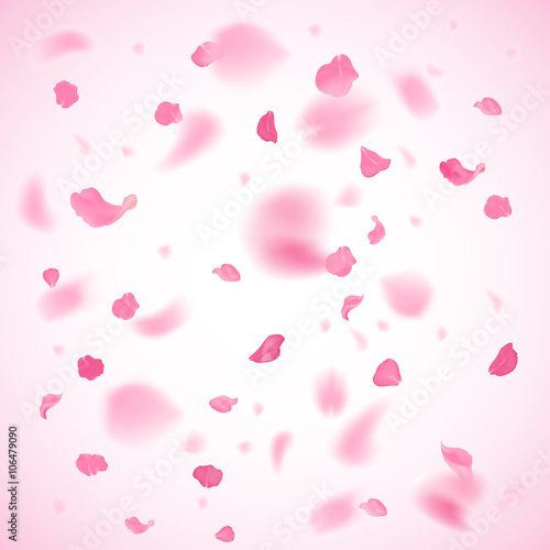 Pink petals background