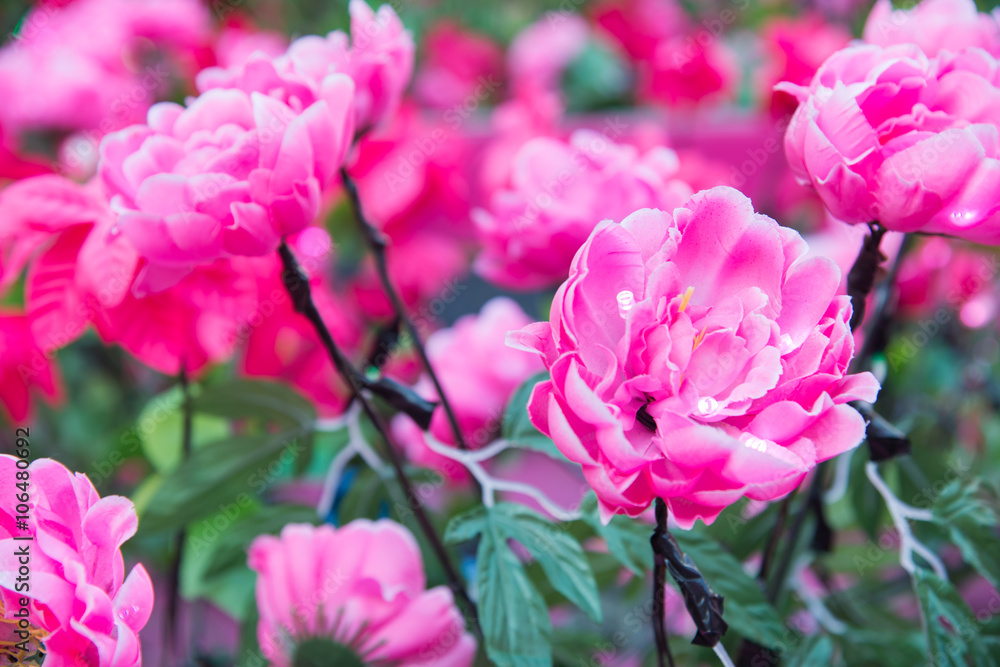 Artificial rose for home decoration. Artificial rose for home decoration.