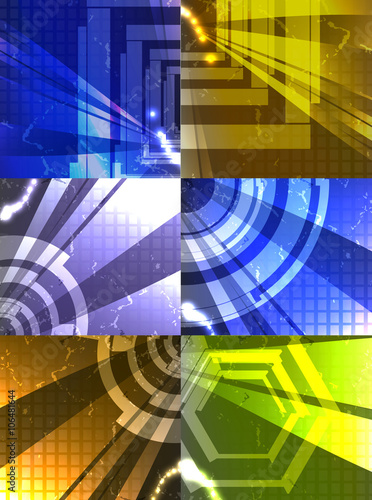 set for abstract background
