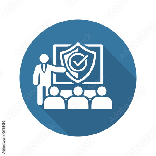 Security Briefing Icon. Business Concept.