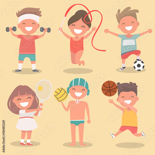 Buyer. Girl with shopping bags from the store. Sale. Vector illustration of a flat design