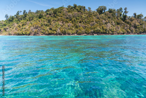 Beautiful sea of Surin island © sorapop
