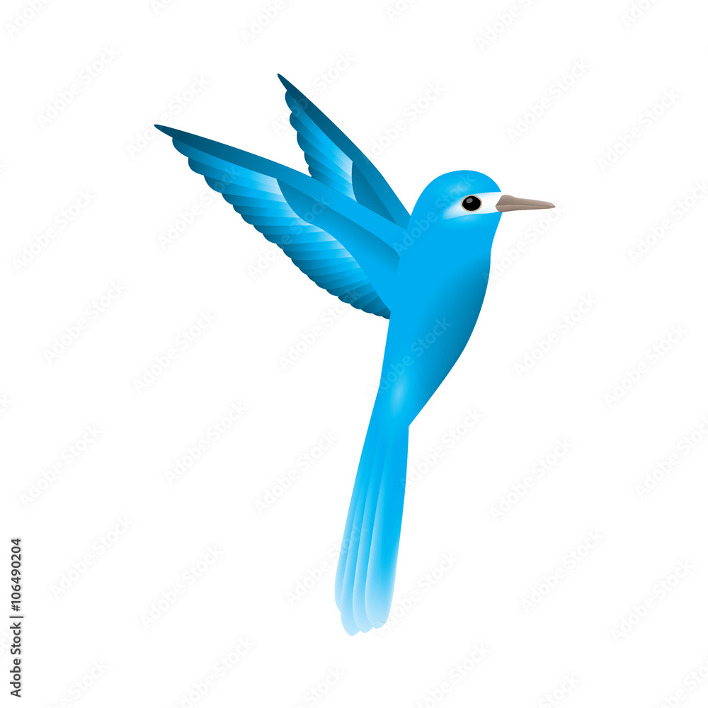 Obraz premium bird vector icon