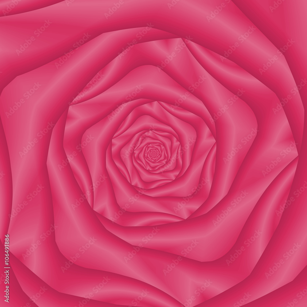 Spiral Rose in Pink / An abstract fractal image with a spiral rose design in pink. Spiral Rose in Pink / An abstract fractal image with a spiral rose design in pink.