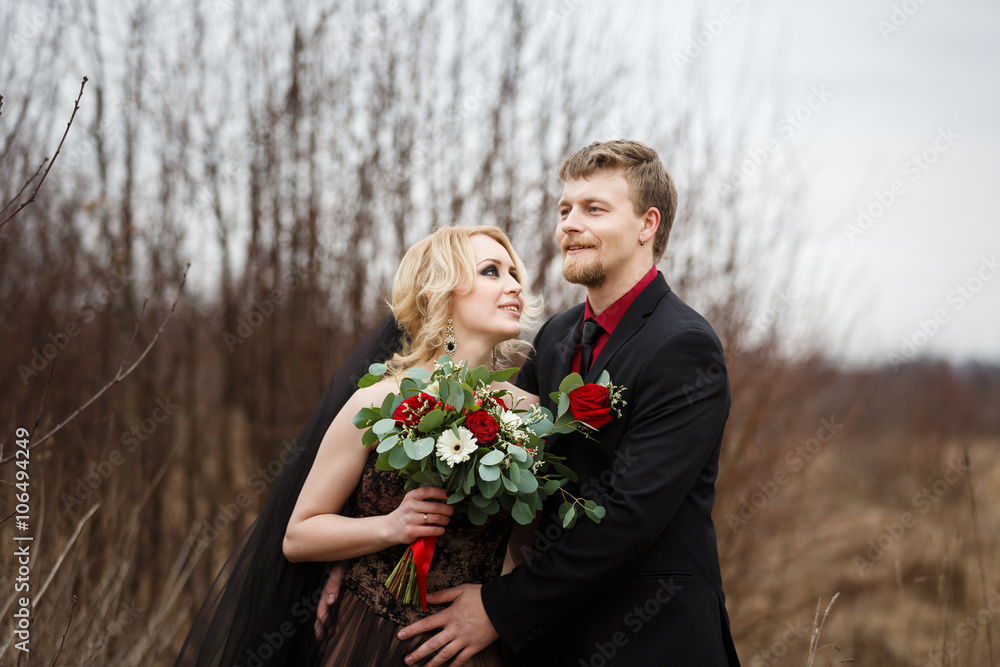 Bridal couple outdoor Bridal couple outdoor