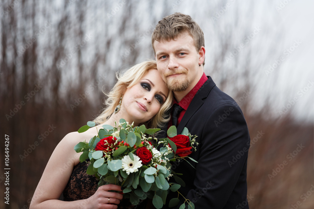 Bridal couple outdoor Bridal couple outdoor