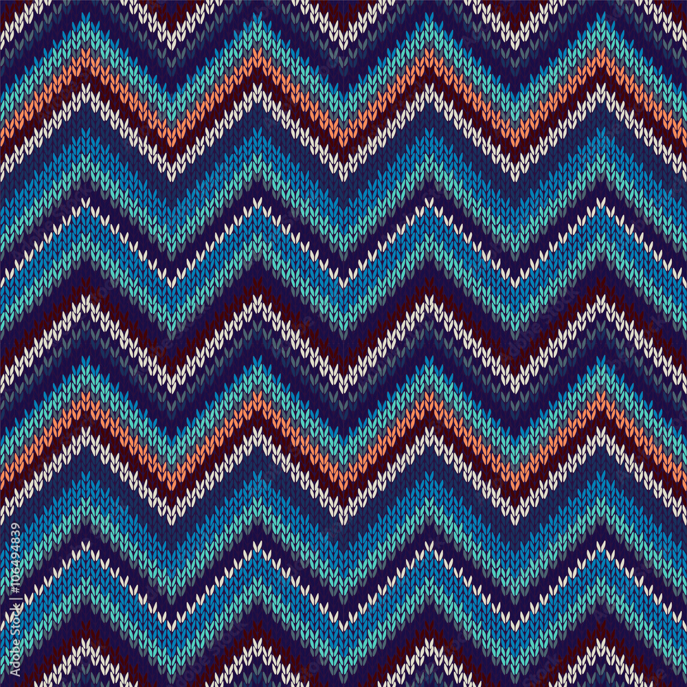 Seamless Knitted Pattern Seamless Knitted Pattern