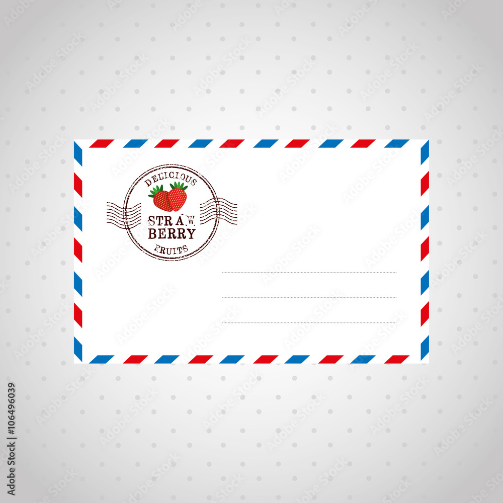 delicious strawberry envelope design delicious strawberry envelope design