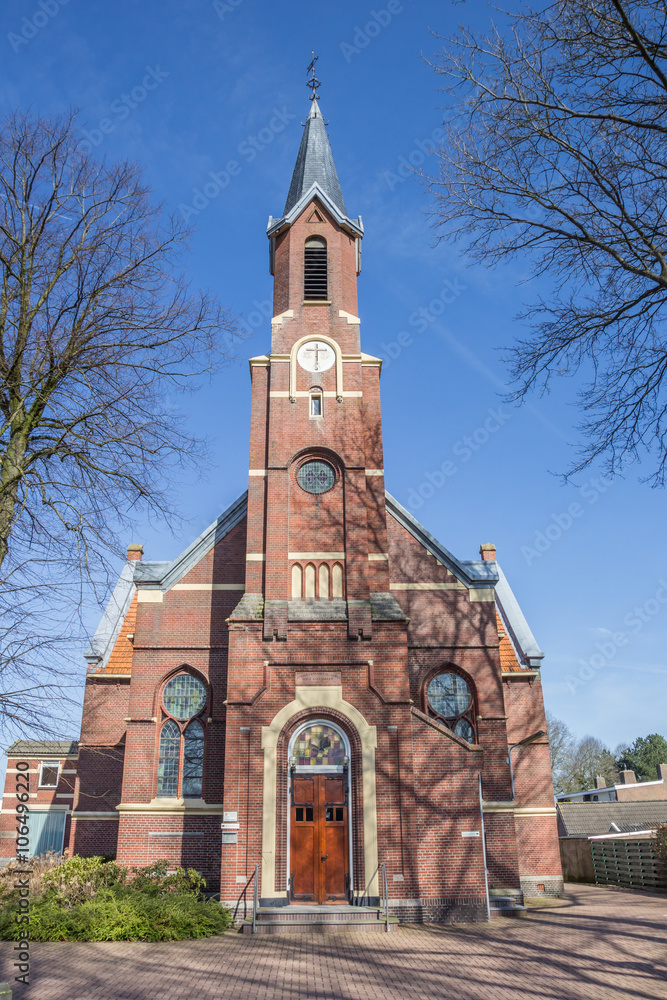 Old church Ontmoetingskerk in Sappemeer