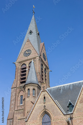 Tower of the Willibrorduskerk in Sappemeer