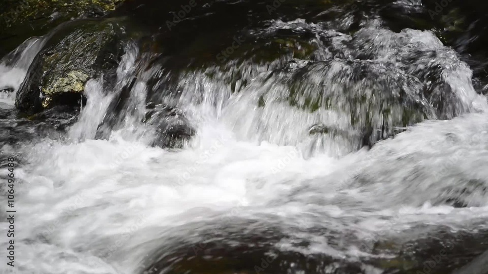 Video detail of the swift waters of a river Video detail of the swift waters of a river