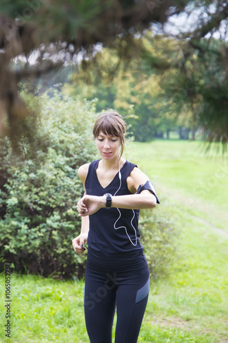 Woman running