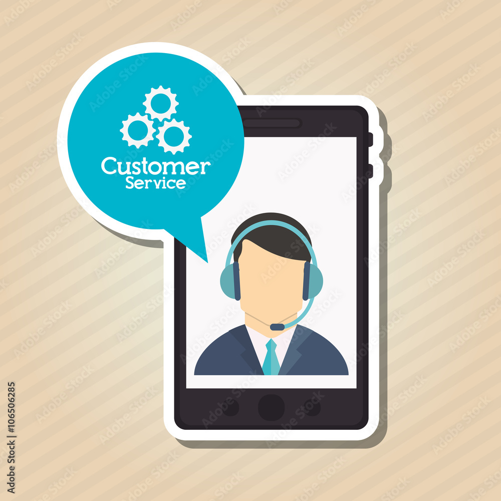 Operator man icon design Operator man icon design
