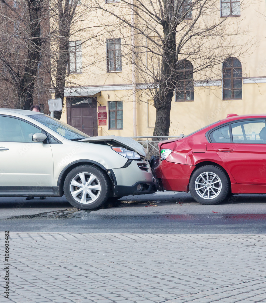 collision of two cars