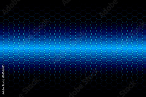 blue hexagon background