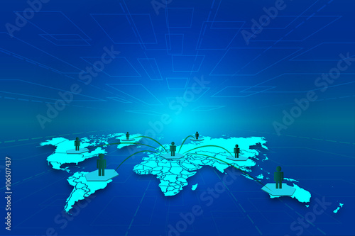 Network marketing concept