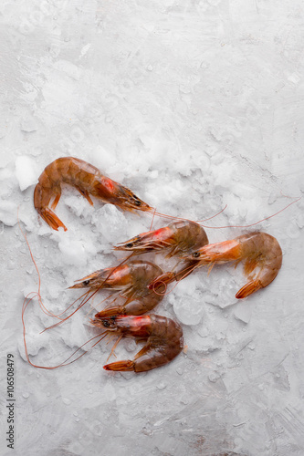 Delicious fresh shrimps