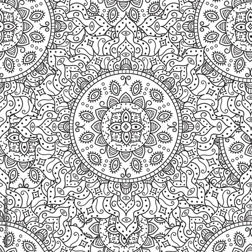 Vintage ornament seamless pattern