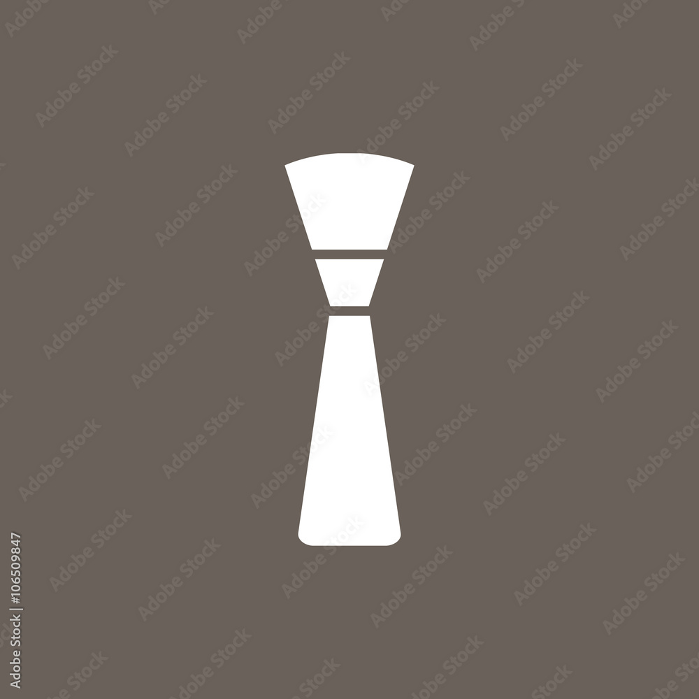 Towel & Hanger Icon on Dark Gray Color. Eps-10. Towel & Hanger Icon on Dark Gray Color. Eps-10.