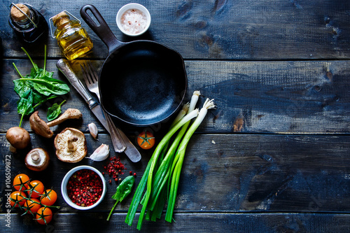 Fresh organic vegetables