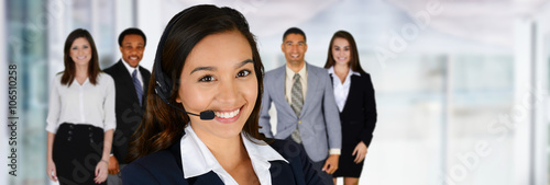 Woman Doing Customer Service