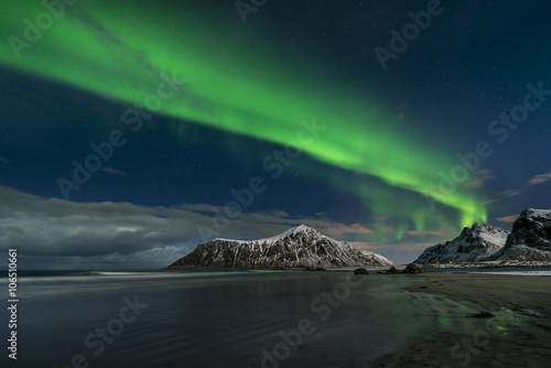Aurora borealis, northern lights