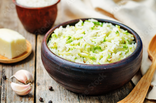 zucchini cheese rice