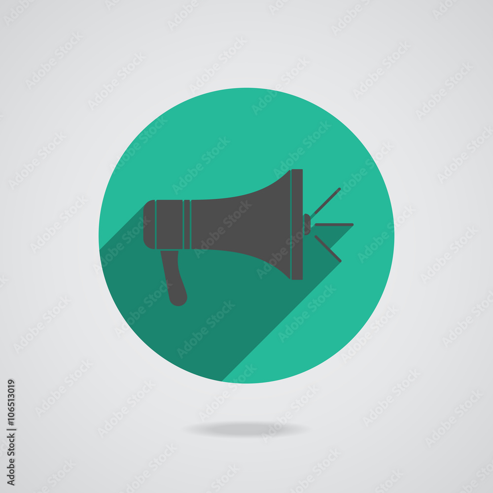 Megaphone icon. Loudspeaker isolated. Vector Megaphone icon. Loudspeaker isolated. Vector