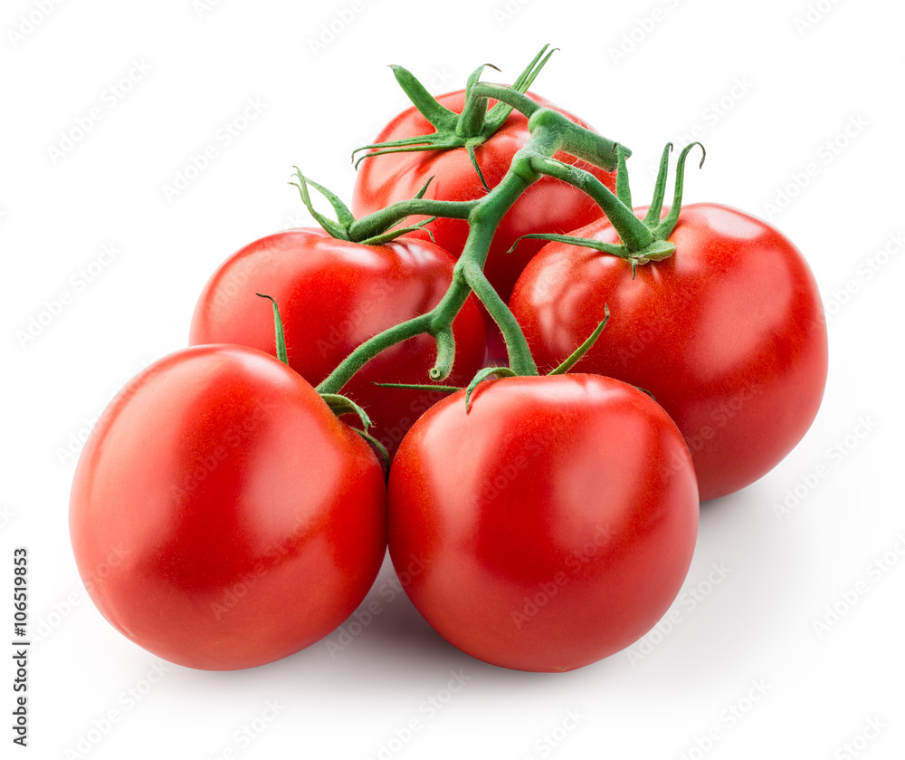 Tomato isolated on white background. With clipping path. Tomato isolated on white background. With clipping path.