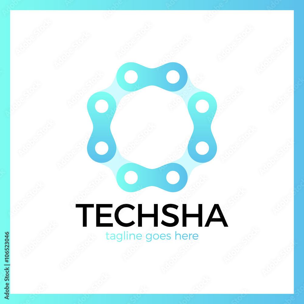 Obraz premium Tech Share Logo