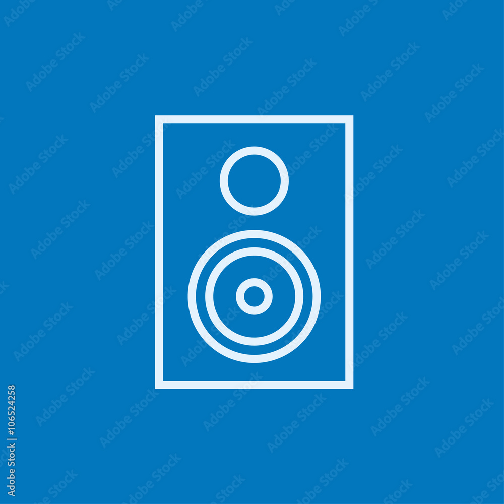 MP3 player line icon. MP3 player line icon.