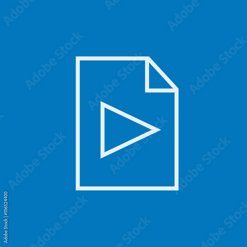 Audio file line icon. Free Download Audio file line icon. - GFXLoad