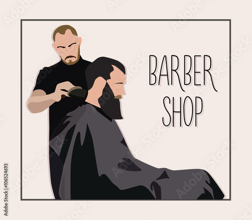 Client visiting hairstylist in barber shop