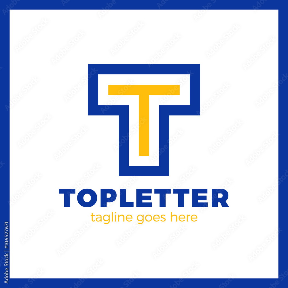 Fototapeta premium Templar Logo - Letter T