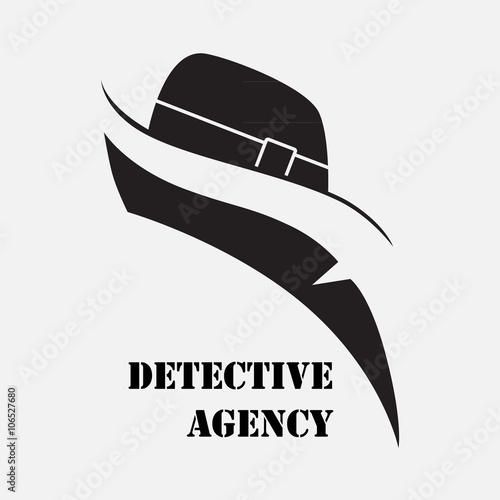 Detective Agency. Elements for creating logos, emblems, signs.