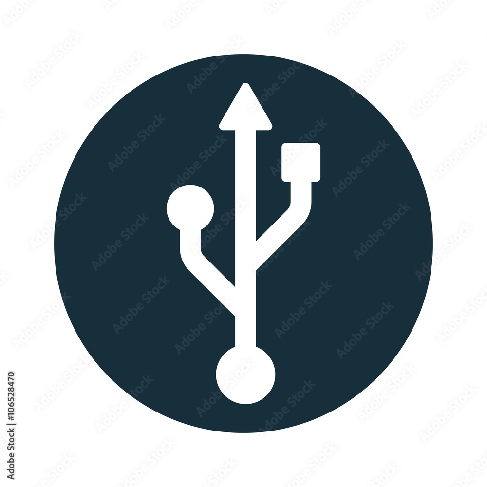 usb icon transparent round icon usb icon transparent round icon