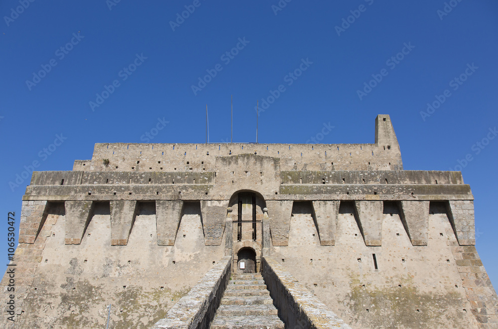 Spanish fortress in Porto Santo Stefano Tuscany, Italy