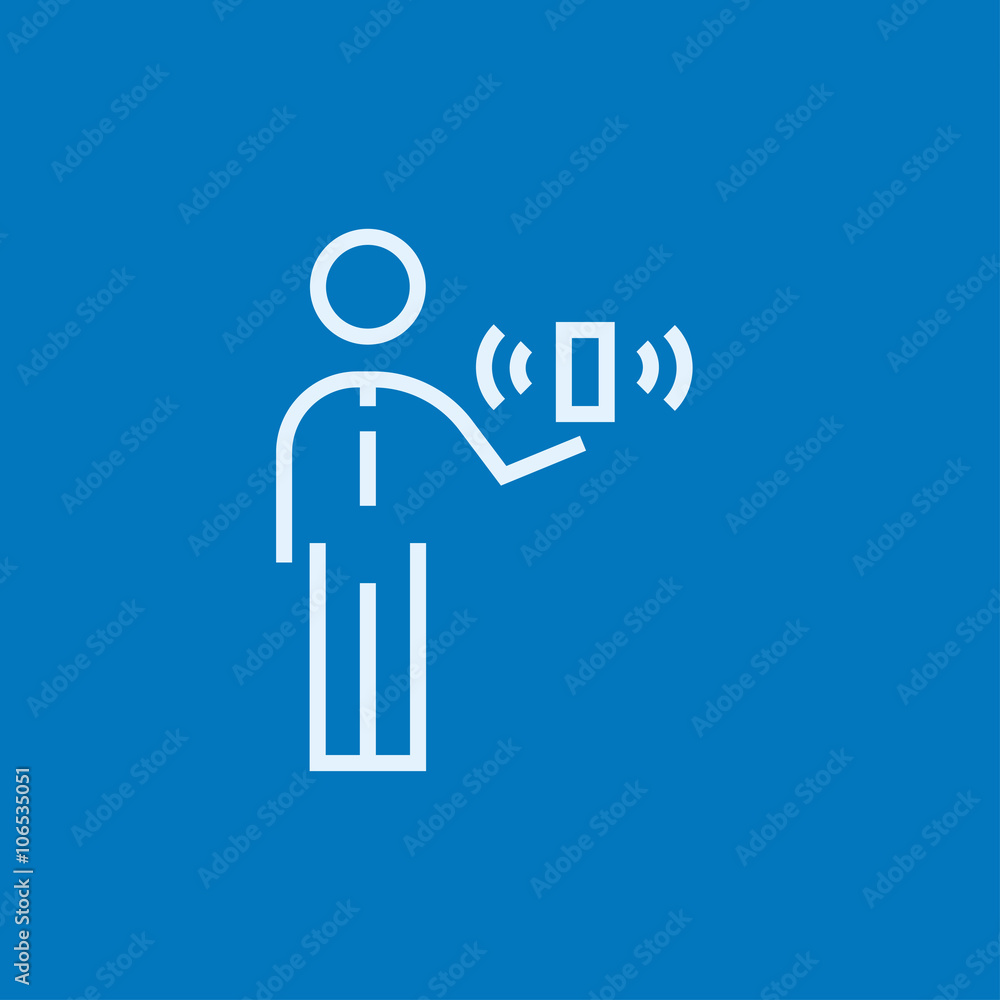Mobility line icon. Mobility line icon.