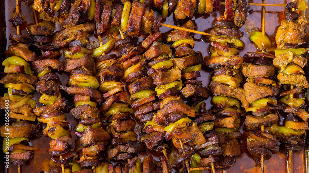 Baked skewer Baked skewer