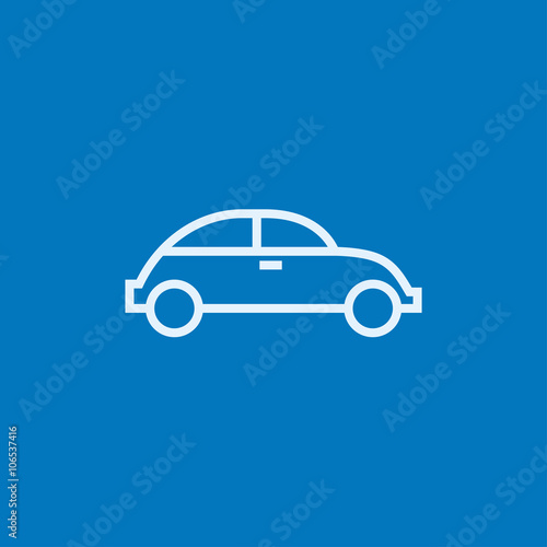 Car line icon.