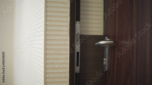 Wallpaper Mural Hand open door in a office Torontodigital.ca