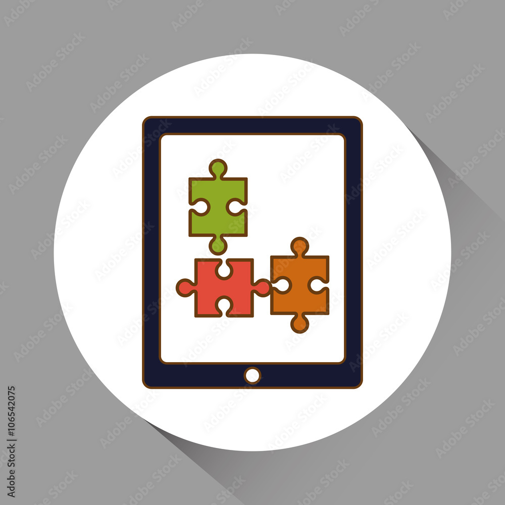 Puzzle icon design, Vector illustration Puzzle icon design, Vector illustration