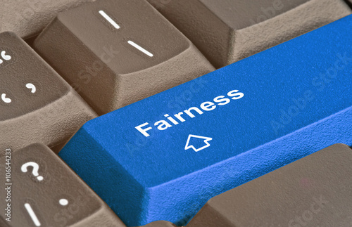 Billede på lærred Hot key for fairness