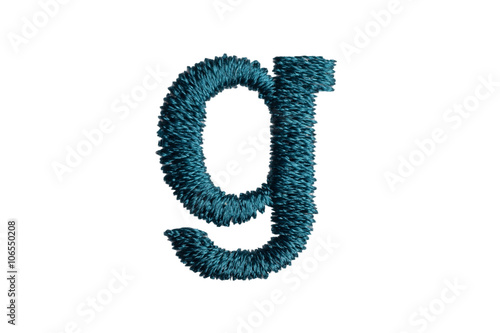 Wallpaper Mural Embroidery Designs alphabet g isolate on white background Torontodigital.ca