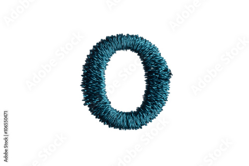 Wallpaper Mural Embroidery Designs alphabet o isolate on white background Torontodigital.ca