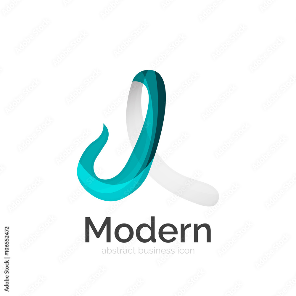Vector ribbon logo Vector ribbon logo