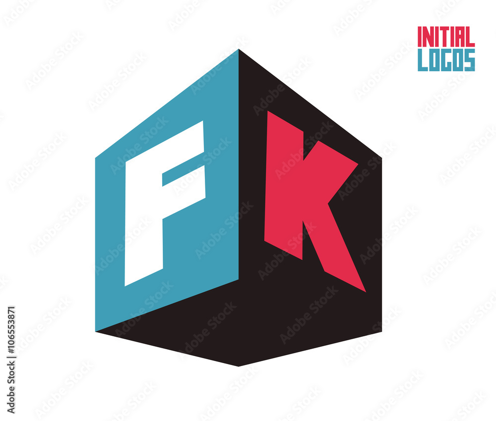 FK Initial Logo for your startup venture FK Initial Logo for your startup venture