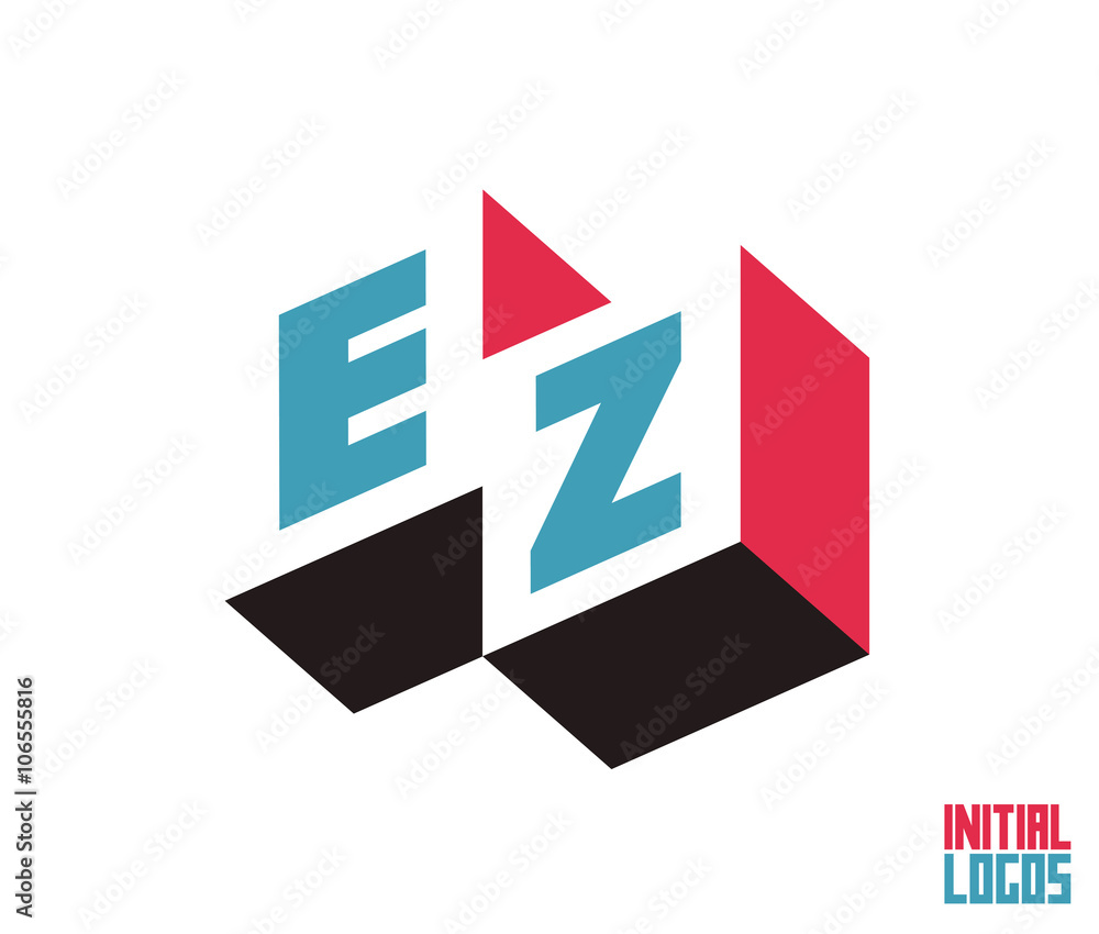 EZ Initial Logo for your startup venture EZ Initial Logo for your startup venture