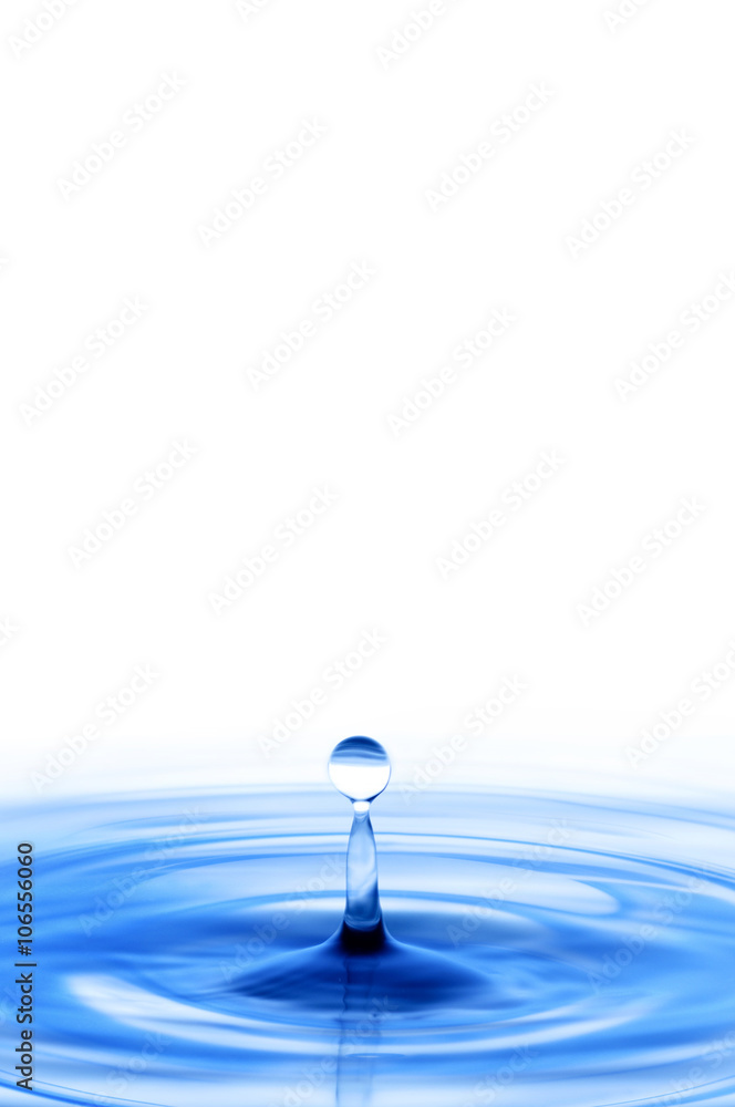 波紋と水滴 波紋と水滴