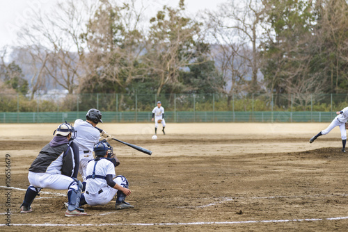 高校野球試合風景